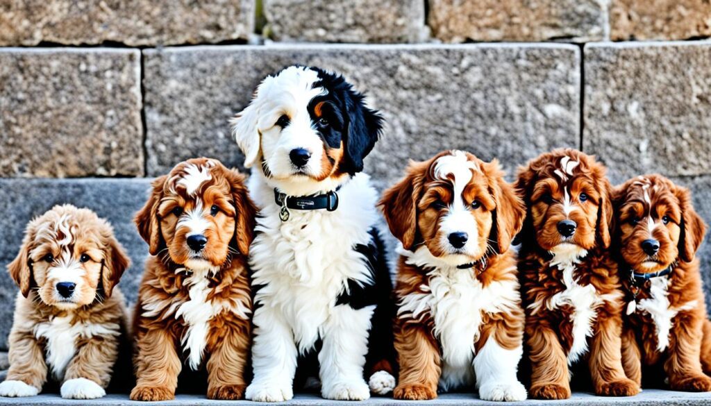 Bernedoodle Colors and Sizes